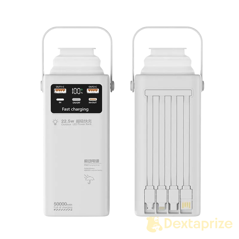 LuminaGrid powerbank with camping lights