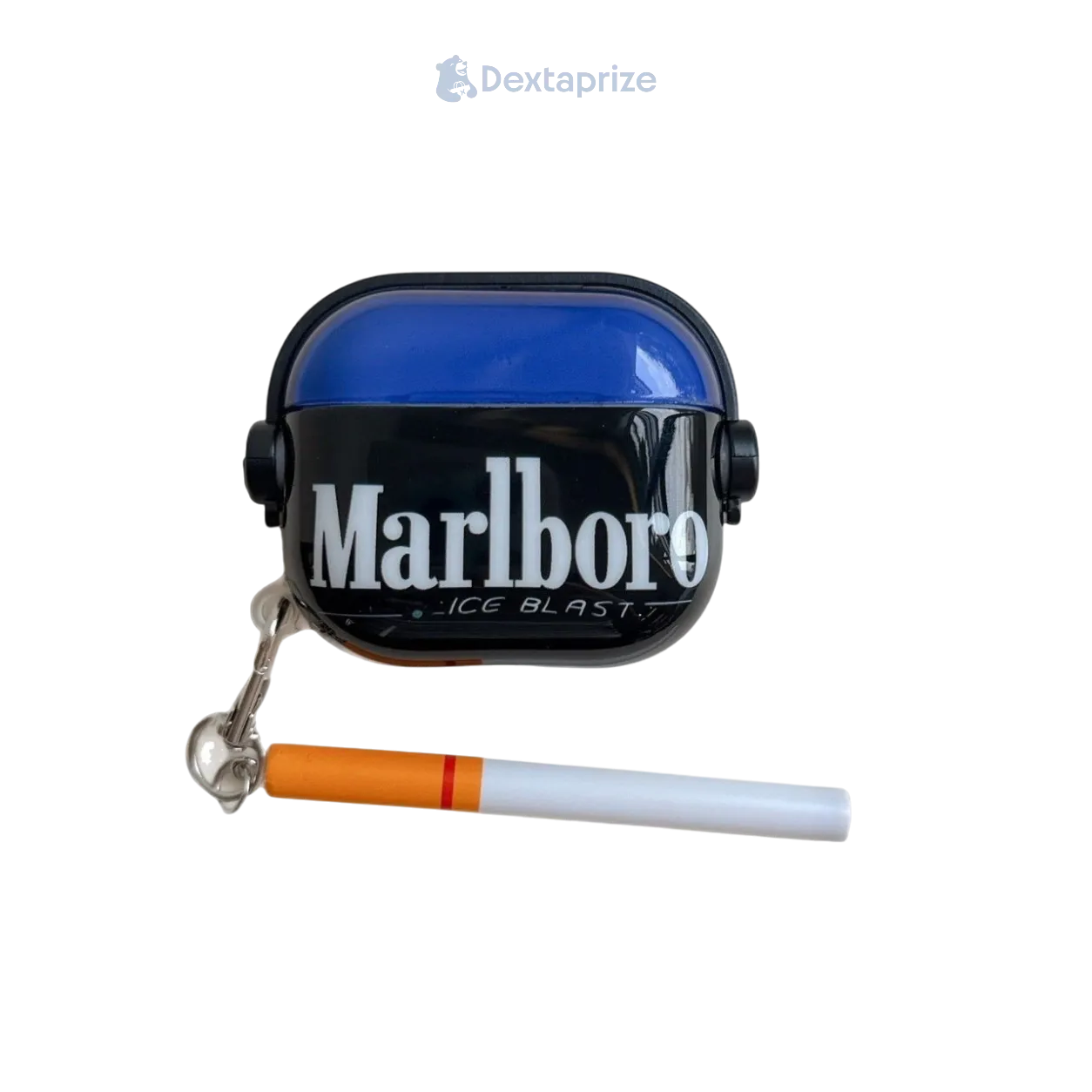 Retro Cigarette-Style AirPods Case with Keychain & Pendant
