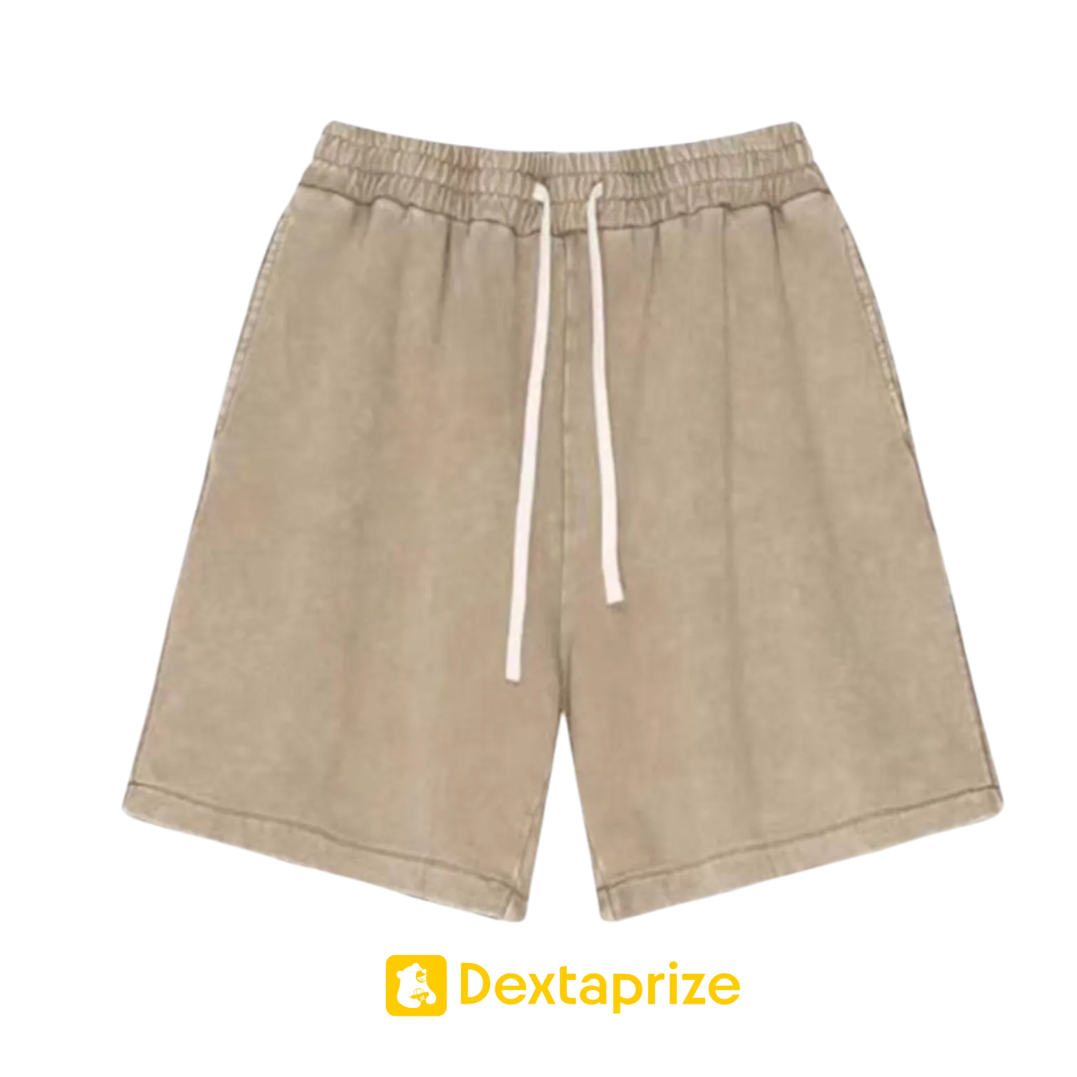 Men's Vintage Washed Heavyweight Cotton Casual Shorts