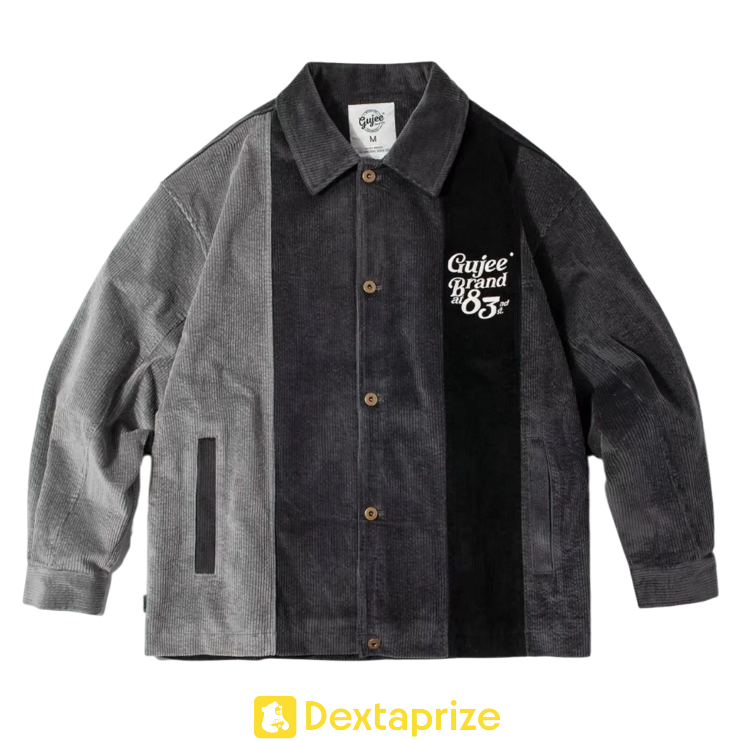 Men’s Vintage Corduroy Color-Block Jacket