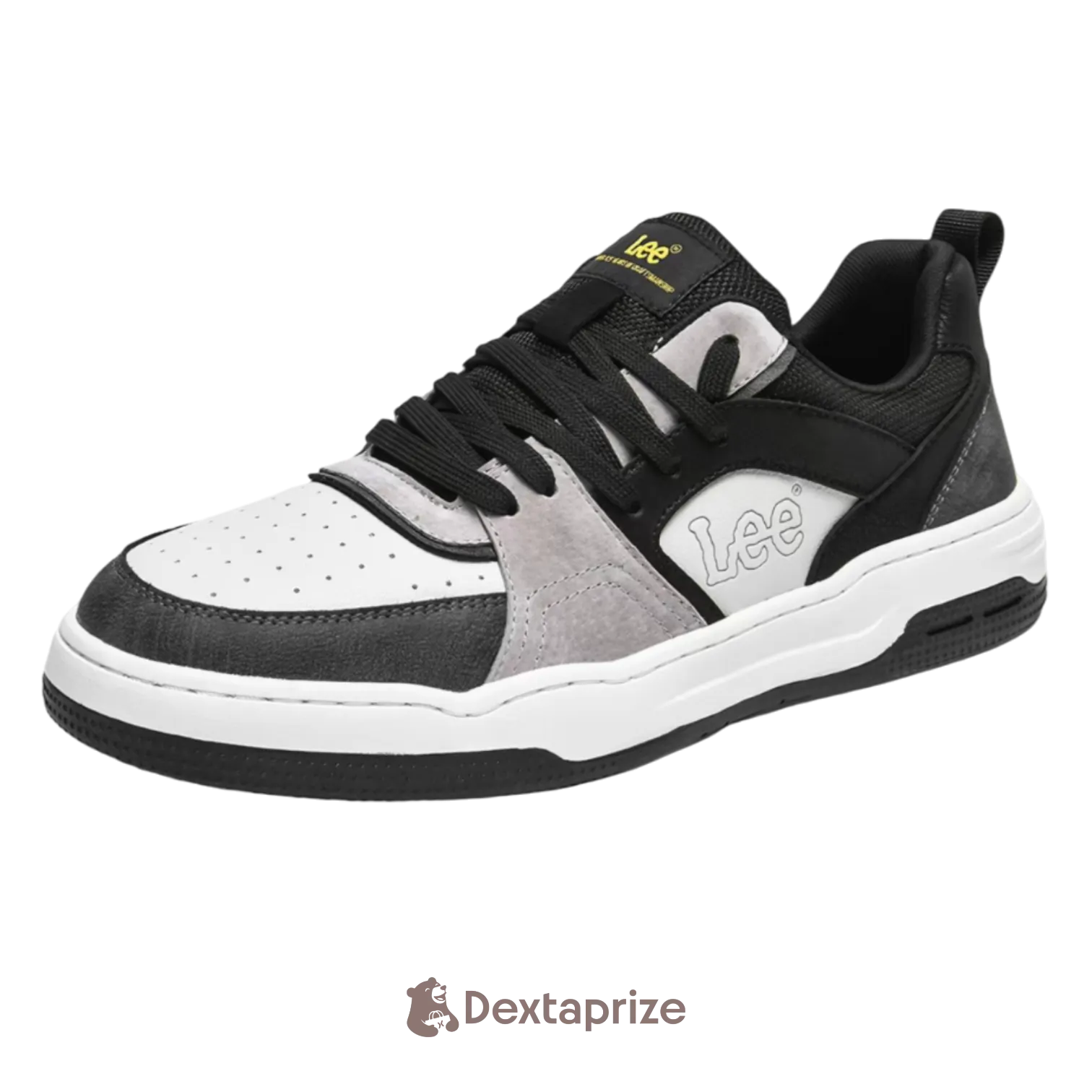 Lee Black & White Retro Casual Sneakers